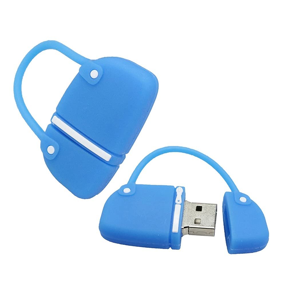 128GB Bag Shape USB Flash Drives Pen Drive Memoria Flash Stick PenDrives USB Flash Disk Thumb Drive U Disk USB Drive USB 2.0 Pen Drive PenDrive (Blue)