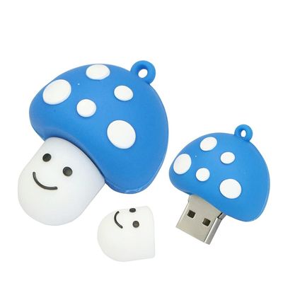 128GB Mushroom Shape USB Flash Drive USB Drive USB Stick USB Flash Disk USB Disk Thumb Drive Pen Drive U Disk PenDrive Memory Stick External Storage Flash Memory USB Storage USB 2.0 Stick (Dark Blue)
