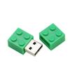 16GB Building Blocks Shape USB 2.0 Flash Drive USB Flash Drive PenDrive Memorias USB Memory Stick USB Drive USB Flash Disk Thumb Drive U Disk Pen Drive USB Stick (Green) view 4