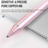 AICase Stylus Pens for Touch Screens, 1.45mm High Precision and Sensitivity Point IPad Pencil Fine Point Active Smart Digital Pen for Tablet Work at iOS and Android Touch Screen (Rose Gold Pink) view 2