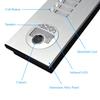 AMOCAM Wired 3 Key 3 Units Door Camera Apartment Video Intercom Doorbell Door Phone Support IR Night Vision, ID Keyfob Unlock view 3