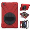 Amazon Fire HD 8 (8th/7th Generation) Case, Heavy Duty Stand Shockproof Protective Case Cover for Amazon Fire HD 8 with Built-in Stand and a Hand Grip (red) view 1