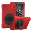 Amazon Fire HD 8 (8th/7th Generation) Case, Heavy Duty Stand Shockproof Protective Case Cover for Amazon Fire HD 8 with Built-in Stand and a Hand Grip (red) view 2