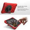 Amazon Fire HD 8 (8th/7th Generation) Case, Heavy Duty Stand Shockproof Protective Case Cover for Amazon Fire HD 8 with Built-in Stand and a Hand Grip (red) view 3