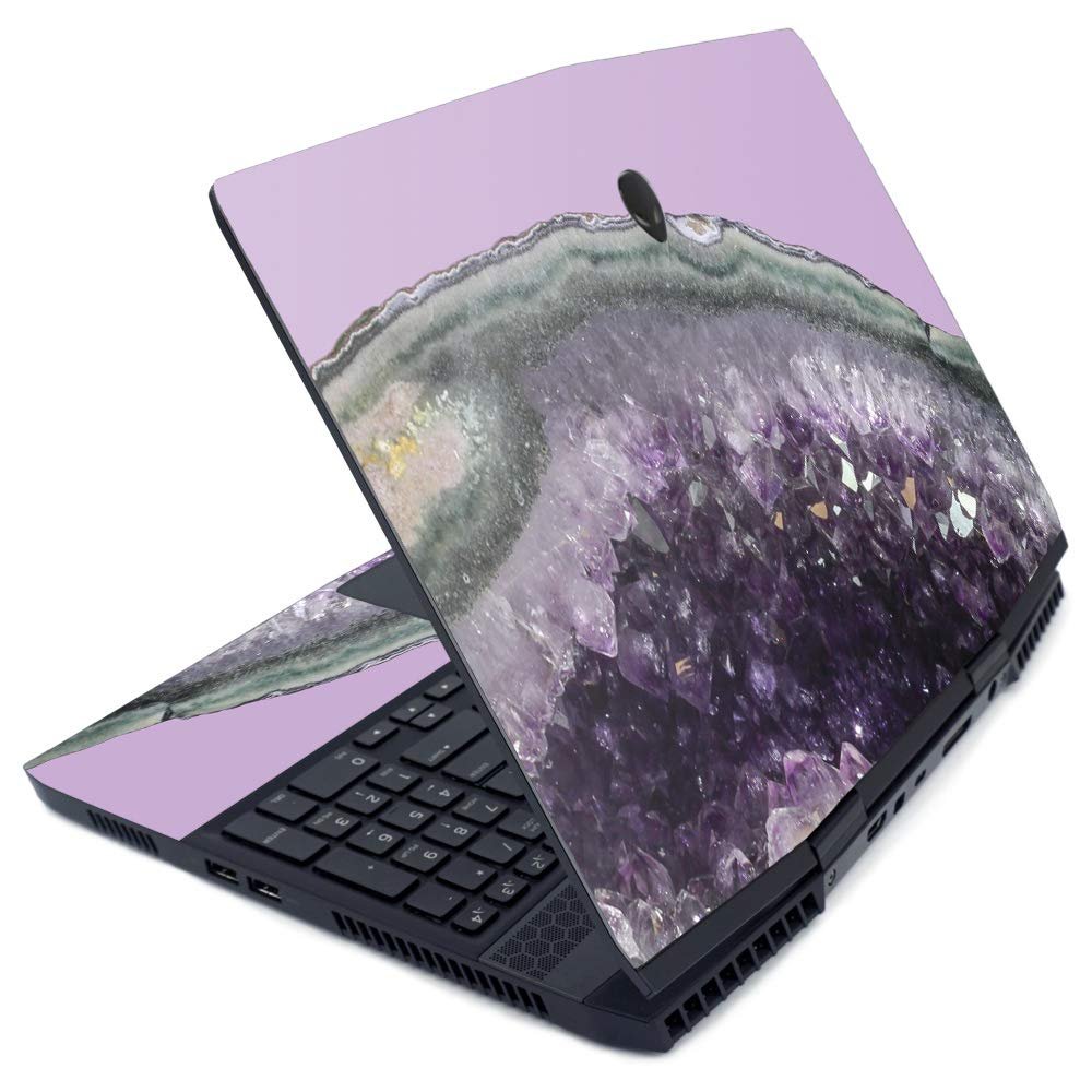 MightySkins Skin for Alienware M15 (2019) - Amethyst Agate | Protective, Durable, and Unique Vinyl Decal wrap Cover | Easy to Apply, Remove, and Change Styles | Made in The USA