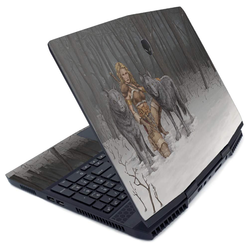MightySkins Skin for Alienware M15 (2019) - Midnight Watch | Protective, Durable, and Unique Vinyl Decal wrap Cover | Easy to Apply, Remove, and Change Styles | Made in The USA