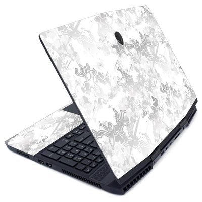 MightySkins Skin for Alienware M15 (2019) - Viper Snow | Protective, Durable, and Unique Vinyl Decal wrap Cover | Easy to Apply, Remove, and Change Styles | Made in The USA
