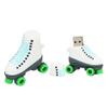 32GB Roller Skates Shape Flash Drive USB Flash Drive Memory Stick Thum Drive USB Drive USB Flash Disk U Disk Pen Drive USB Disk Flash Memory External Storage USB Stick PenDrive (Green) view 1