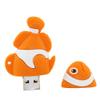 128GB Fish Shape USB Flash Drives Pen Drive Memoria Flash Stick PenDrives USB Flash Disk Thumb Drive U Disk USB Drive USB 2.0 Pen Drive PenDrive (Orange) view 3