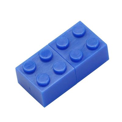 16GB Building Blocks Shape USB 2.0 Flash Drive USB Flash Drive PenDrive Memorias USB Memory Stick USB Drive USB Flash Disk Thumb Drive U Disk Pen Drive USB Stick (Blue)