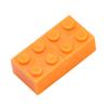 128GB Building Blocks Shape USB 2.0 Flash Drive USB Flash Drive PenDrive Memorias USB Memory Stick USB Drive USB Flash Disk Thumb Drive U Disk Pen Drive USB Stick (Orange) view 1