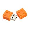 128GB Building Blocks Shape USB 2.0 Flash Drive USB Flash Drive PenDrive Memorias USB Memory Stick USB Drive USB Flash Disk Thumb Drive U Disk Pen Drive USB Stick (Orange) view 3