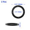AUTUT Speaker Spacer,5 Inch ABS Ring Spacer Speaker Grill Subwoofer Spacer Adapter for Auto Car, 13mm Depth,Pack of 2 view 2