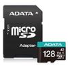 ADATA Premier Pro 128GB MicroSDXC UHS-I U3 V30 Class 10 A2 MircoSD Memory Card with Adapter AUSDX128GUI3V30SA2-RA1 view 1