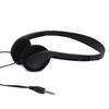 Avid Products AE-08 50 Pack Disposable On-Ear Headphones with 3.5mm Plug, Black view 3
