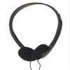 Avid Products AE-08 50 Pack Disposable On-Ear Headphones with 3.5mm Plug, Black view 4