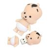 128GB Baby Shape Flash Drive USB Flash Drive Memory Stick Thum Drive USB Drive USB Flash Disk U Disk Pen Drive USB Disk Flash Memory External Storage USB Stick PenDrive (White) view 1