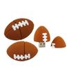 128GB Ball Shape USB Flash Drives Pen Drive Memoria Flash Stick PenDrives USB Flash Disk Thumb Drive U Disk USB Drive USB 2.0 Pen Drive PenDrive (Rugby) view 1