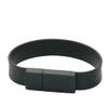 128GB Bracelet Shape Flash Drive USB 2.0 Flash Drive Memory Stick Thum Drive USB Drive USB Flash Disk U Disk Pen Drive USB Disk Flash Memory External Storage USB Stick PenDrive (Black) view 2