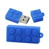 128GB Building Blocks Shape USB Flash Drives Pen Drive Memoria Flash Stick PenDrives USB Flash Disk Thumb Drive U Disk USB Drive USB (Blue) view 1