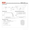 Meanwell TDR-240-24 Power Supply - 240W 24V 10A - Slim Three Phase Industrial DIN Rail view 3