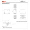 Meanwell TDR-240-24 Power Supply - 240W 24V 10A - Slim Three Phase Industrial DIN Rail view 4