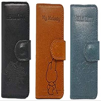 SUNLINE SKT-1964 Tochigi Leather iPhone XR Case, My Melody Back, Black
