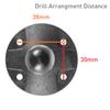 iBOLT Round AMPS Adapter Plate 25mm / 1" Composite view 2