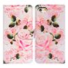Bcov Case for iPod Touch 7/iPod Touch 6,Bcov Pink Rose Flowers Wallet Flip Leather Cover Case with Credit Card ID Card Slot Holder Kickstand for iPod Touch 7/6/5 view 1