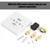 USB VGA Three-in-one Integrated Multimedia Wall Panel Audio Video Adapter Jack Wiring Plug Outlet Socket Distribution and Organization Multimedia Wall Plates Socket Panel 85 view 4