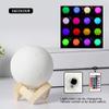 ZAMTAC Rechargeable 3D Print Earth Lamp Moon Night Lights Abajur LED Touch Sensor Tap Earth Light for Bedroom Home Decor - (Size: M) view 4