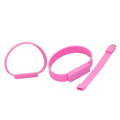 16GB Bracelet Shape Flash Drive USB 2.0 Flash Drive Memory Stick Thum Drive USB Drive USB Flash Disk U Disk Pen Drive USB Disk Flash Memory External Storage USB Stick PenDrive (Pink)