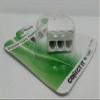 Modular 3-Way Triplex Adapter RJ11 White Plug Jack Splitter view 2