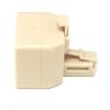 Corporate Computer Corpco RJ11 6p4c Duplex Wall Jack 2 Way Splitter Adapter - Ivory, 4 Conductor Pack of 2 view 3