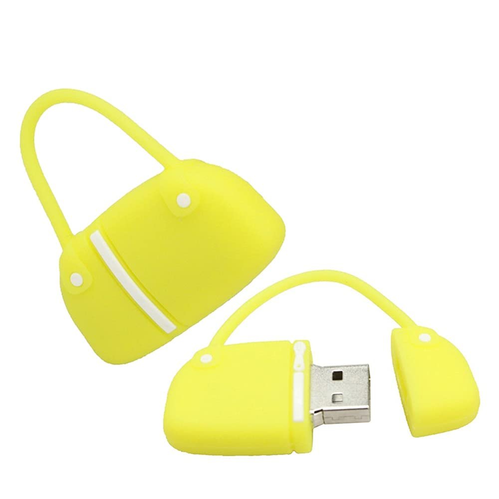 16GB Bag Shape USB Flash Drives Pen Drive Memoria Flash Stick PenDrives USB Flash Disk Thumb Drive U Disk USB Drive USB 2.0 Pen Drive PenDrive (Yellow)