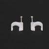 300pcs Mini Wire Holder Cord Wrap Cable Management Clips Extension Cable Clip White Round view 4
