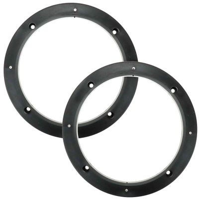 AUTUT Speaker Spacer,6.5 Inch ABS Ring Spacer Speaker Grill Subwoofer Spacer Adapter for Auto Car, 14mm Depth,Pack of 2