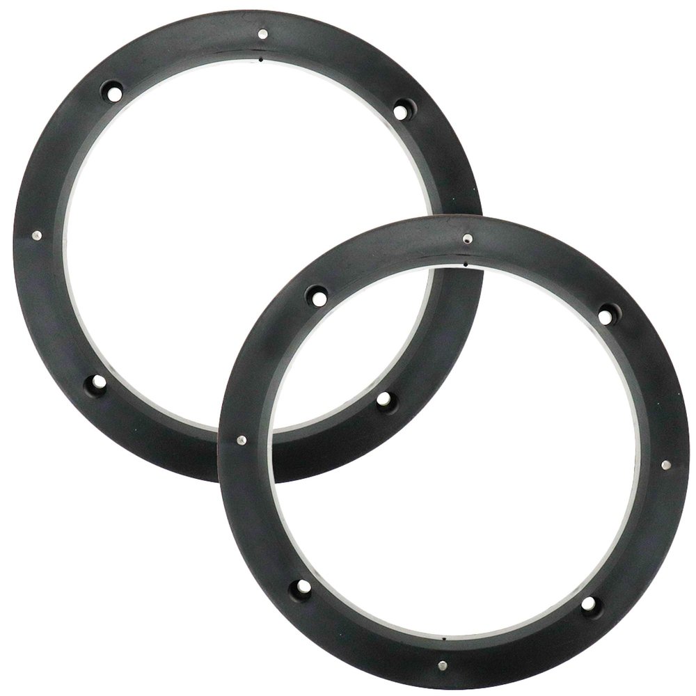 AUTUT Speaker Spacer,6.5 Inch ABS Ring Spacer Speaker Grill Subwoofer Spacer Adapter for Auto Car, 14mm Depth,Pack of 2