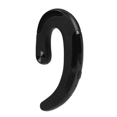 Bluetooth Headset Ear-Hook Earphone Stereo Noise Reduction HD Sound Bluetooth Headphones with Microphone(Black)