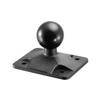 iBolt 25mm / 1 inch Composite AMPS Adapter Plate for Industry Standard Dual Ball Socket mounting arms,25mm Composite,IBPB-33880 view 1