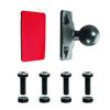 iBolt 25mm / 1 inch Composite AMPS Adapter Plate for Industry Standard Dual Ball Socket mounting arms,25mm Composite,IBPB-33880 view 3