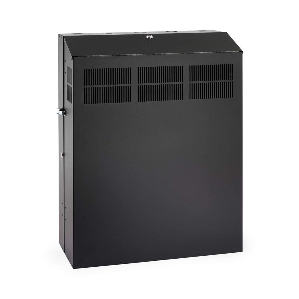 AVBcable Martin Enclosure 8U Vertical Wall Mount Rack with lexan Door