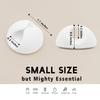 SmiLife Cable Clips, Cord Holder, Adhesive Cord Clips, Wire Holder for Cable Management, Phone Charger, Desk, Wall, Nightstand and Office, White 9 PCS view 2