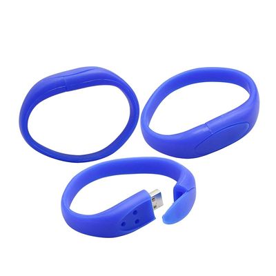 16GB Bracelet Shape Flash Drive USB Flash Drive Memory Stick Thum Drive USB 2.0 Drive USB Flash Disk U Disk Pen Drive USB Disk Flash Memory External Storage USB Stick PenDrive (Dark Blue)