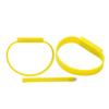 128GB Bracelet Shape Flash Drive USB 2.0 Flash Drive Memory Stick Thum Drive USB Drive USB Flash Disk U Disk Pen Drive USB Disk Flash Memory External Storage USB Stick PenDrive (Yellow) view 1