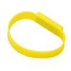 128GB Bracelet Shape Flash Drive USB 2.0 Flash Drive Memory Stick Thum Drive USB Drive USB Flash Disk U Disk Pen Drive USB Disk Flash Memory External Storage USB Stick PenDrive (Yellow) view 3