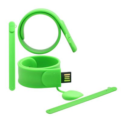 128GB Bracelet Shape Flash Drive USB Flash Drive Memory Stick Thum Drive USB Drive USB Flash Disk U Disk Pen Drive USB Disk Flash Memory External Storage USB Stick PenDrive (Green)