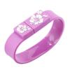 128GB Bracelet Shape USB Flash Drives Pen Drive Memoria Flash Stick PenDrives USB Flash Disk Thumb Drive U Disk USB Drive USB 2.0 Pen Drive PenDrive (Purple) view 1