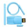 128GB Bracelet Shape Flash Drive USB Flash Drive Memory Stick Thum Drive USB Drive USB Flash Disk U Disk Pen Drive USB Disk Flash Memory External Storage USB Stick PenDrive (Light Blue) view 1