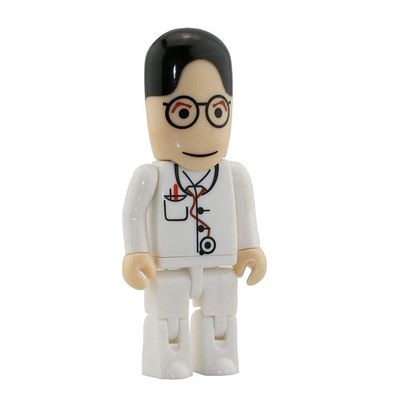 32GB Doctor and Nurse Shape USB 2.0 Flash Drive USB Flash Drive PenDrive Memorias USB Memory Stick USB Drive USB Flash Disk Thumb Drive U Disk Pen Drive USB Stick (White)